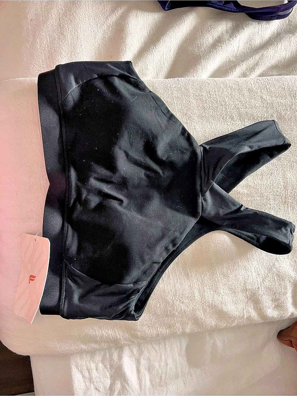 Fabletics Elora High Support Sports Bra II Black NWT